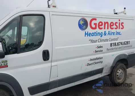 2018 Ram Promaster 1500 Low Roof 136 Wb from USA, damaged, VIN 3C6TRVAG5JE140735